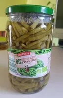 Mängden socker i Haricots verts extra fins bio