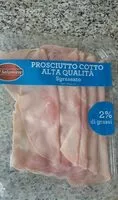 Mängden socker i Prosciutto Cotto Alta Qualità (Sgrassato)