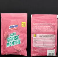 Mängden socker i Chewing-gum goût cerise menthe sans sucres