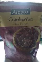 Mängden socker i Cranberries séchées et sucrées