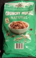 Mängden socker i Crunchy muesli