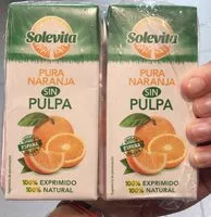 Mängden socker i Pura naranja sin pulpa