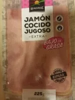 Mängden socker i Jamón cocido jugoso extra
