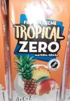 Mängden socker i Bebida mixta de fruta y leche tropical zero