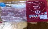 Mängden socker i Smoked streaky bacon