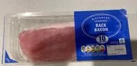 Mängden socker i Unsmoked Back Bacon