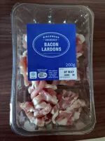Mängden socker i Unsmoked bacon lardons