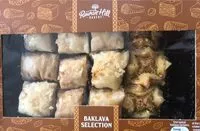 Mängden socker i Baklava selection