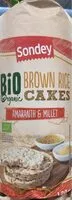 Mängden socker i Brown Rice Cakes Amaranth & Millet