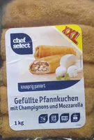 Mängden socker i Gefüllte Pfannkuchen mit Champignons und Mozzarella