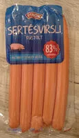 Mängden socker i Füstölt sertésvirsli