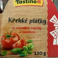 Mängden socker i Křehké plátky se sušenými rajčaty a bazalkou