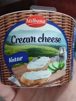 Mängden socker i Cream cheese