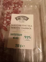 Mängden socker i Sertésrudacska sertéscombból (füstölt)
