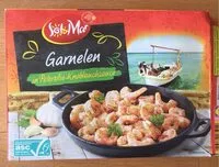 Mängden socker i Garnelen in Petersilie-Knoblauch