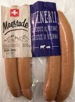 Mängden socker i Wienerli