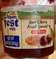 Mängden socker i Tart Cherry Fruit Spread With Honey