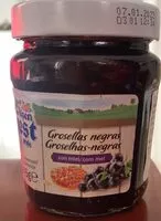 Mängden socker i Groselhas-negras com mel