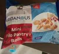 Mängden socker i Mini filo pastry