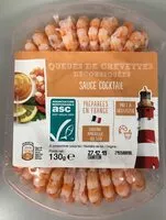 Mängden socker i Queues de crevettes décortiquées Sauce cocktail