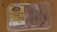 Mängden socker i 3 côtes de porc échine