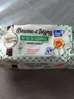 Mängden socker i Beurre d'Isigny au sel de Guérande