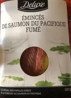Mängden socker i Émincés de saumon du pacifique fumé