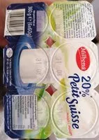 Mängden socker i Petit suisse