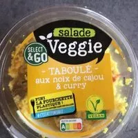 Mängden socker i Taboulé aux noix de cajou et curry