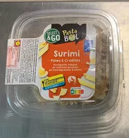 Mängden socker i Salade pates surimi