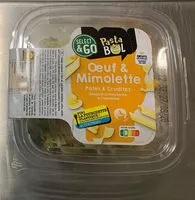 Mängden socker i Salade pates œuf fromage