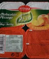 Mängden socker i Yogur de soja con melocotón