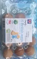 Mängden socker i 15 British Eggs