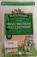 Mängden socker i Irish Medium Red Cheddar