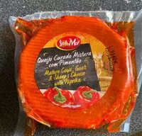 Mängden socker i Queijo curado mistura con pimentao