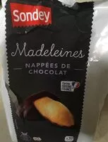 Mängden socker i Madeleines nappées de chocolat