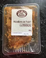 Mängden socker i Médaillons de poulet marinés