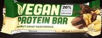 Mängden socker i IronMaxx Vegan Protein Bar Peanut Crisp Geschmack