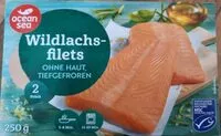 Mängden socker i Wildlachsfilets ohne Haut, Tiefgefroren