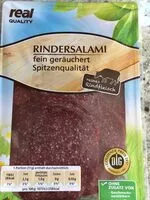 Mängden socker i Rindersalami geräuchert