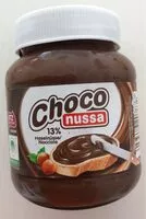 Mängden socker i Choco nussa