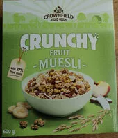 Mängden socker i Crunchy fruit muesli