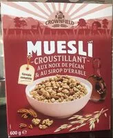 Mängden socker i Muesli croustillant noix de pecan