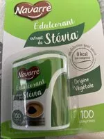 Mängden socker i Edulcorant à l'extrait de stevia