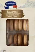 Mängden socker i Macarons Vanilla y Moka