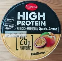 Mängden socker i High protein Pfirsich-Maracuja-Quarkcreme