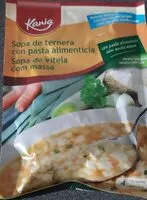 Mängden socker i sopa de ternera