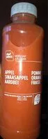 Mängden socker i Jus de pomme, orange, fraise
