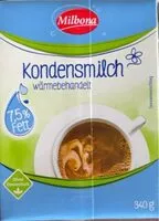 Mängden socker i Kondensmilch