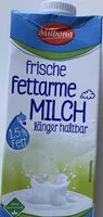 Mängden socker i Frische Fettarme Milch